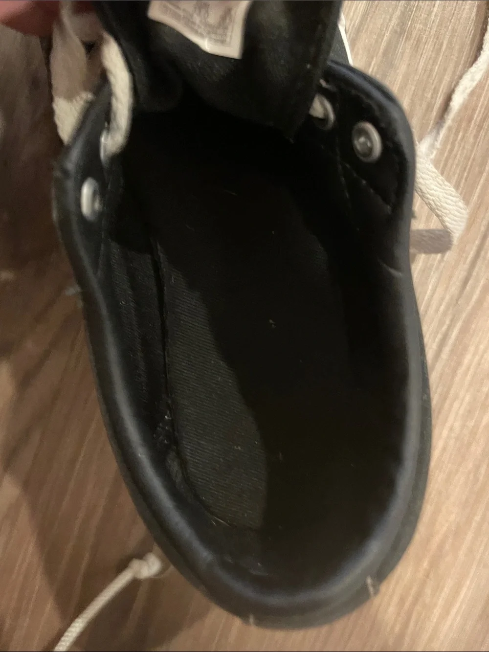 Vans Kids Black and White Low-Top Sneakers